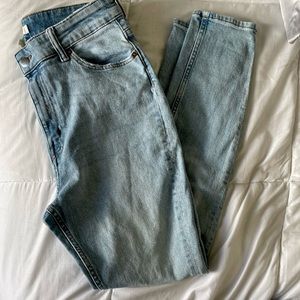 H&M & Denim High Waist Skinny Jeans